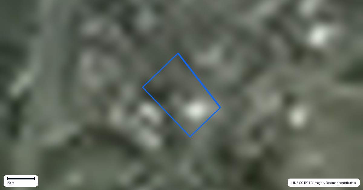 Property context map for 6 Claude Road, Glen Afton, Huntly