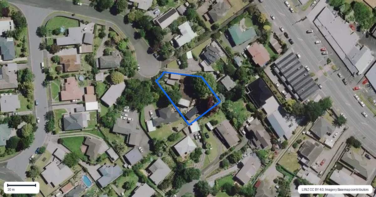 Property context map for 43 Bretton Terrace, Hillcrest, Hamilton