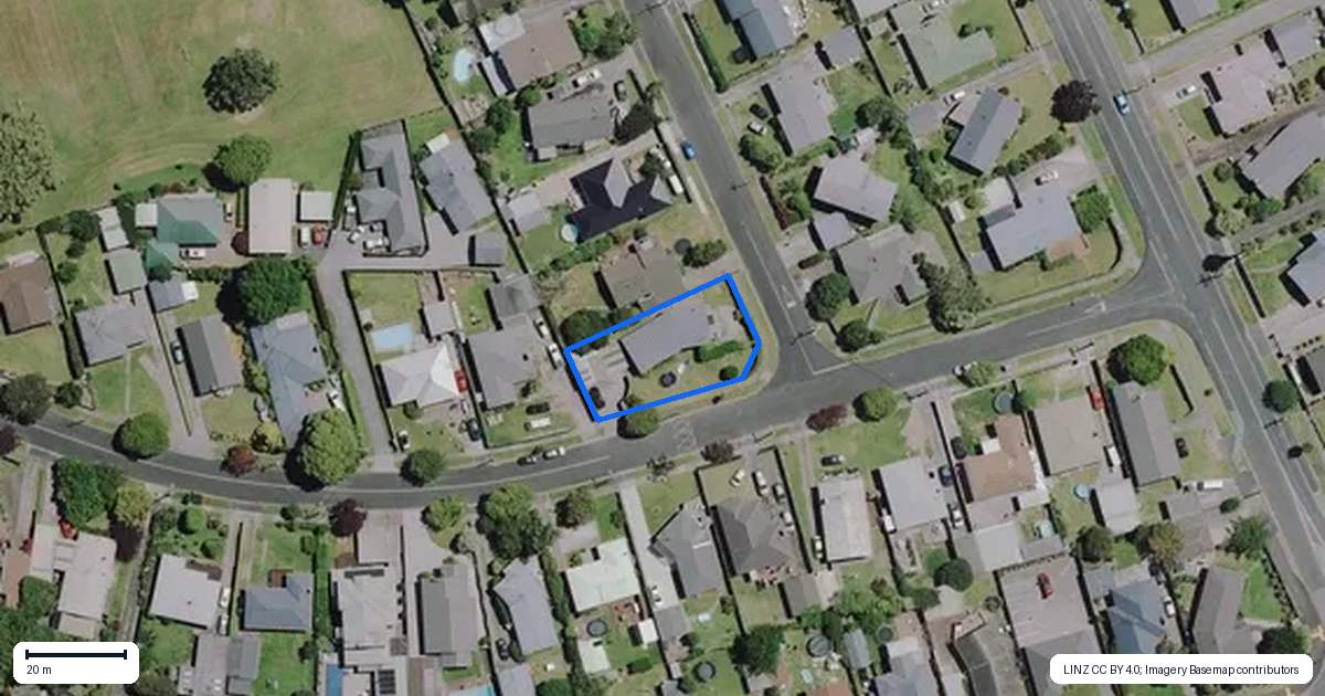 Property context map for 23 Laurence Street, Queenwood, Hamilton