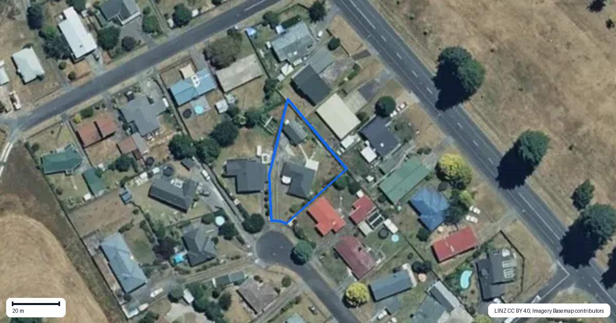 Property context map for 31 Hall Crescent, Taumarunui