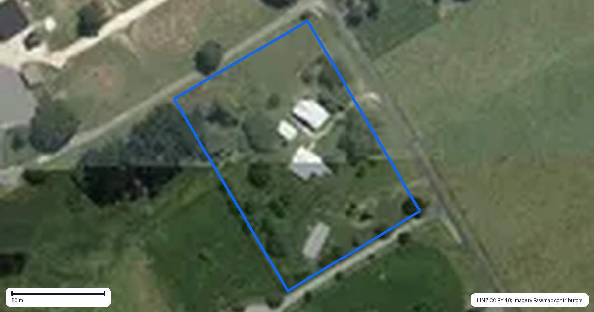 Property context map for 125 Tarr Road, Ohaupo