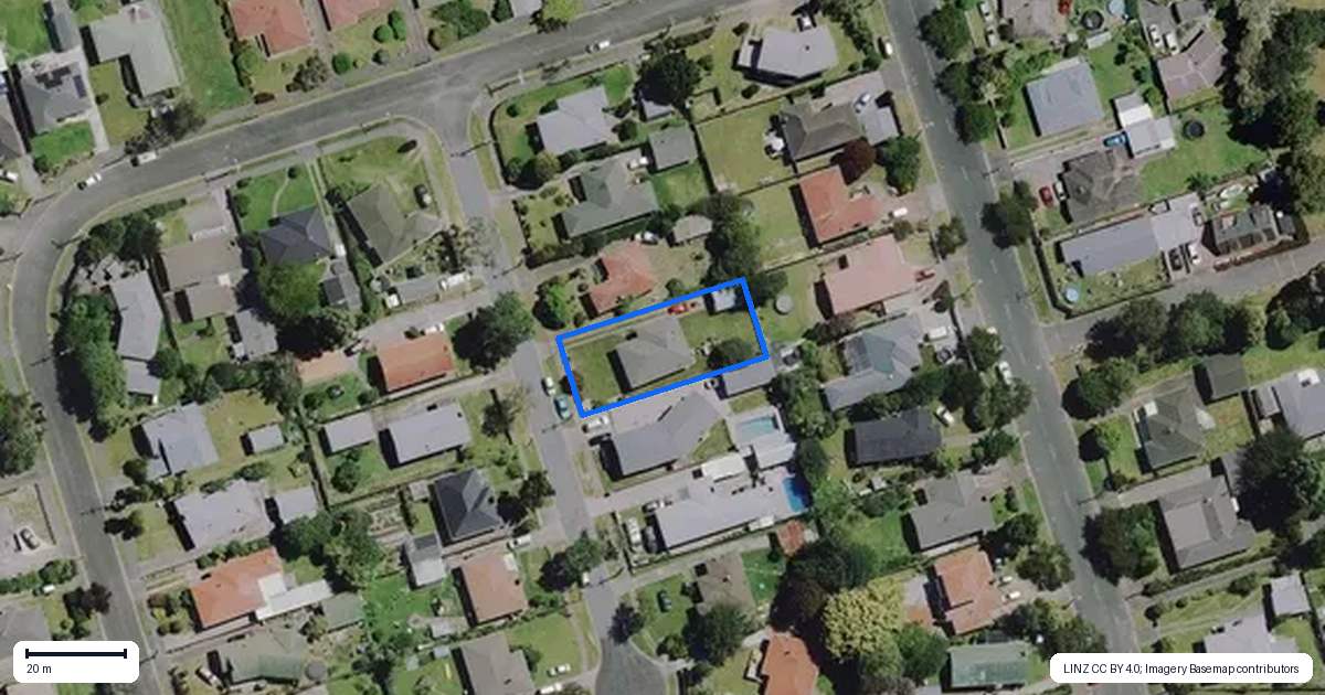 Property context map for 7 Cedar Place, Hillcrest, Hamilton