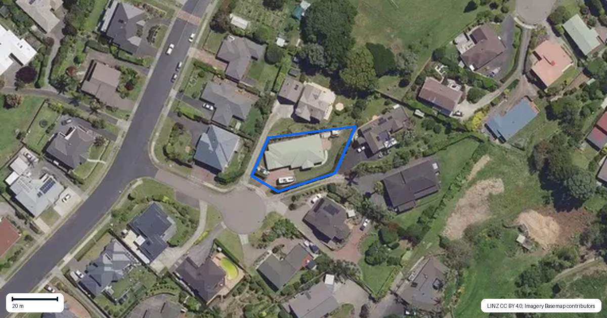 Property context map for 7 Farnell Court, Omokoroa