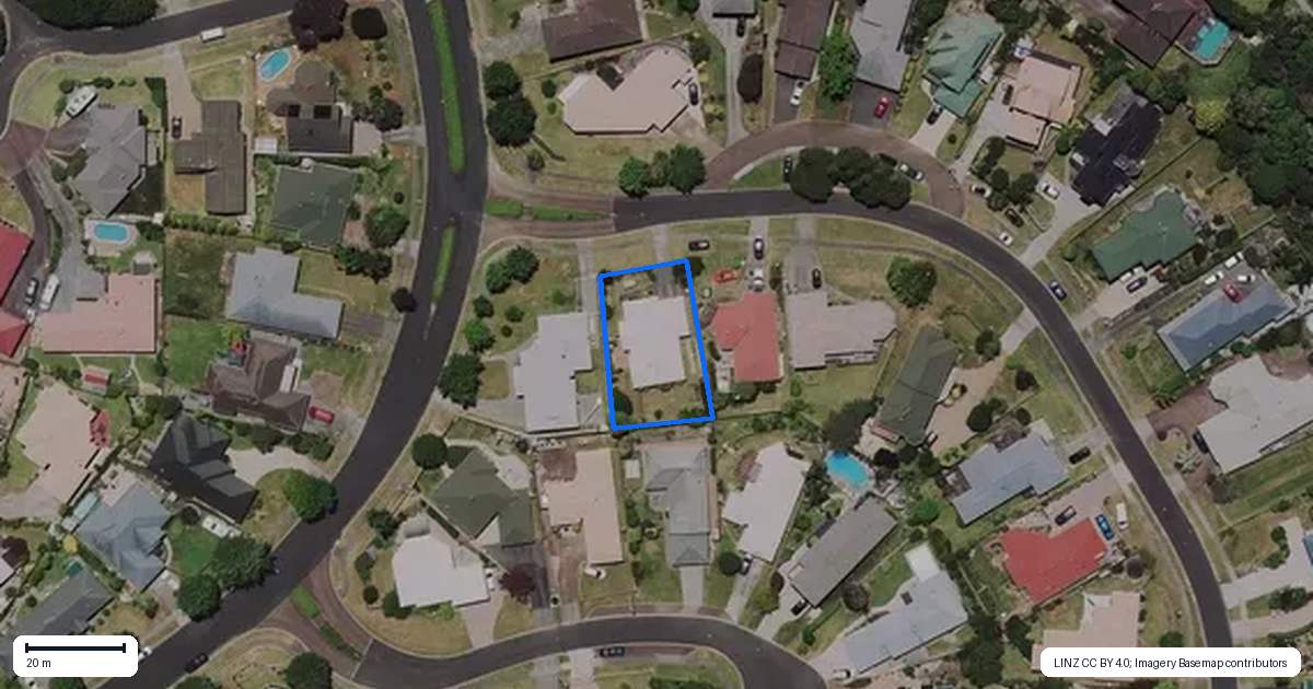 Property context map for 4 West Ridge Drive, Western Heights, Hamilton