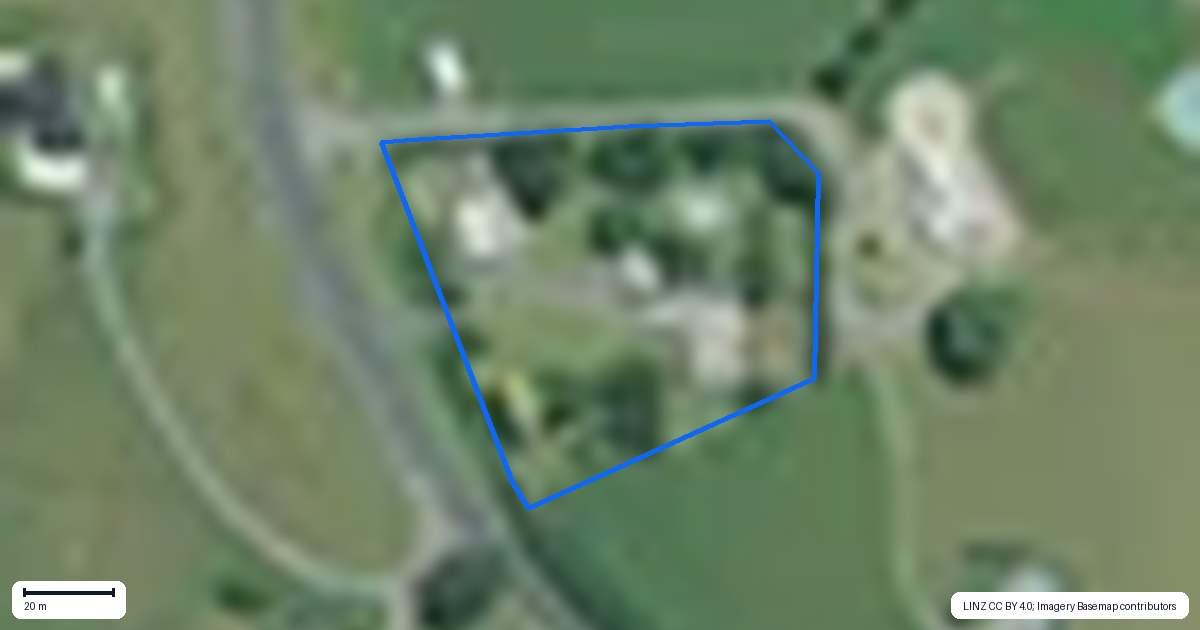 Property context map for 56 Waverley Road, Gordonton, Hamilton