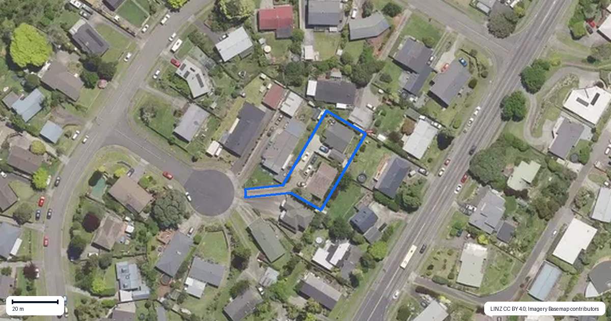 Property context map for 7B Ajax Place, Welcome Bay, Tauranga