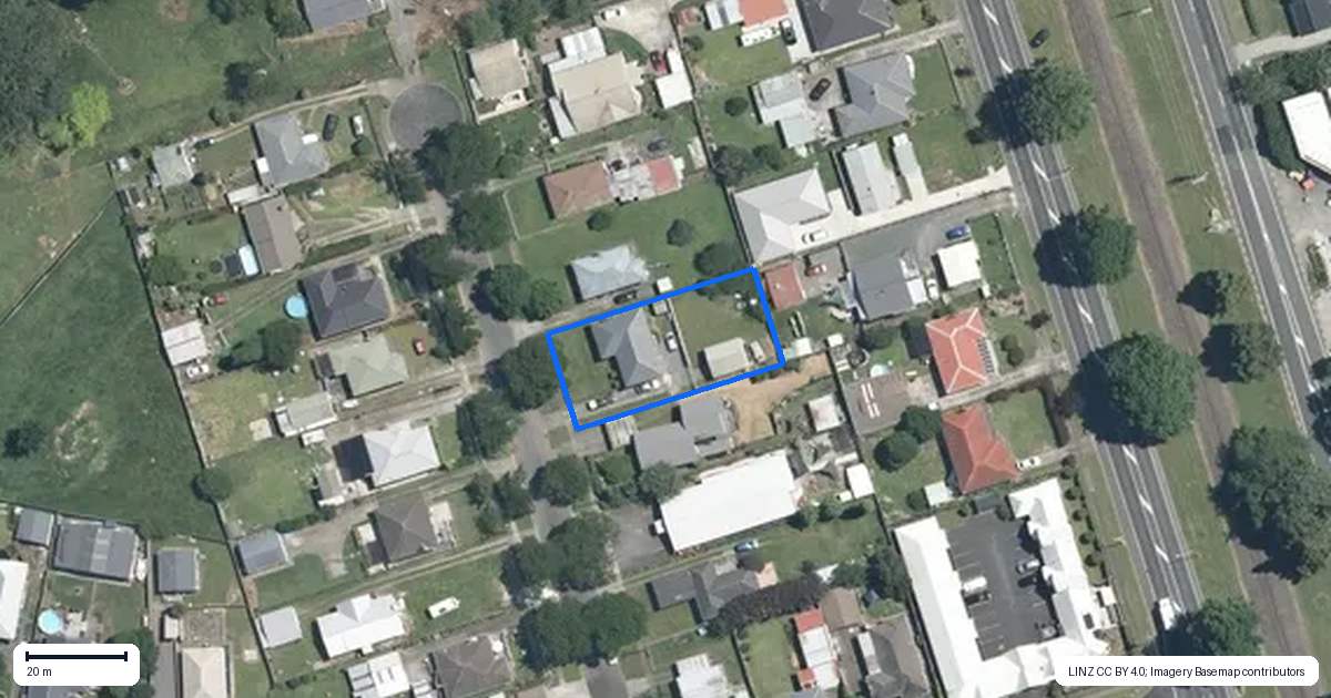 Property context map for 11 Tetley Street, Matamata