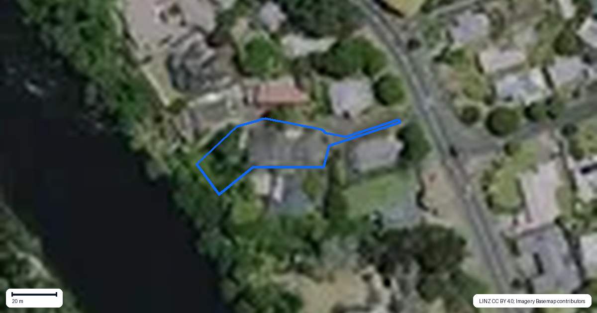 Property context map for 945 River Road, Queenwood, Hamilton