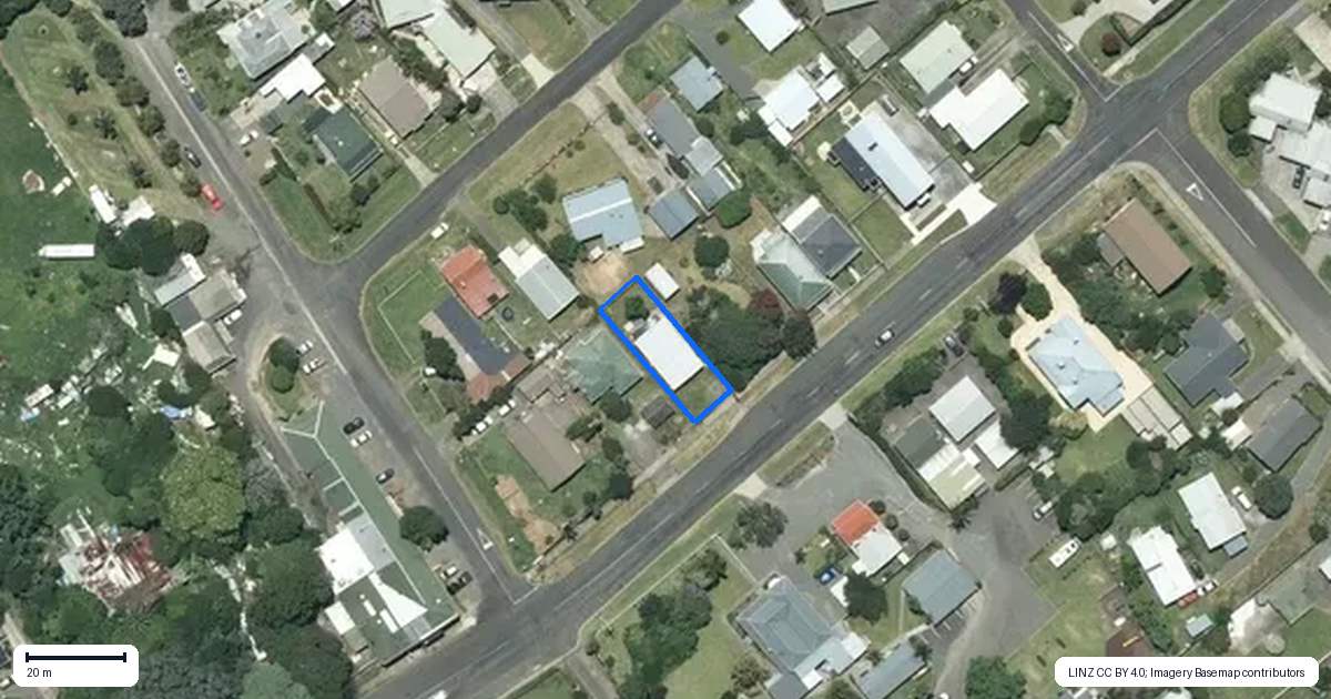 Property context map for 687 Rings Road, Coromandel