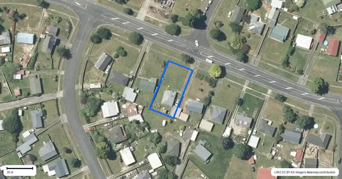 Property context map for 177 Balmoral Drive, Tokoroa