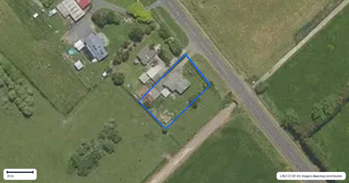Property context map for 723 Thornton Road, Thornton, Whakatane