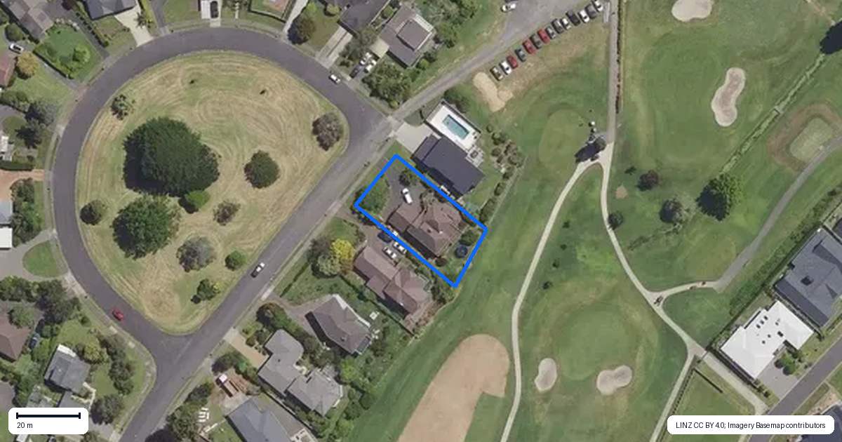 Property context map for 68 Links View Drive, Omokoroa