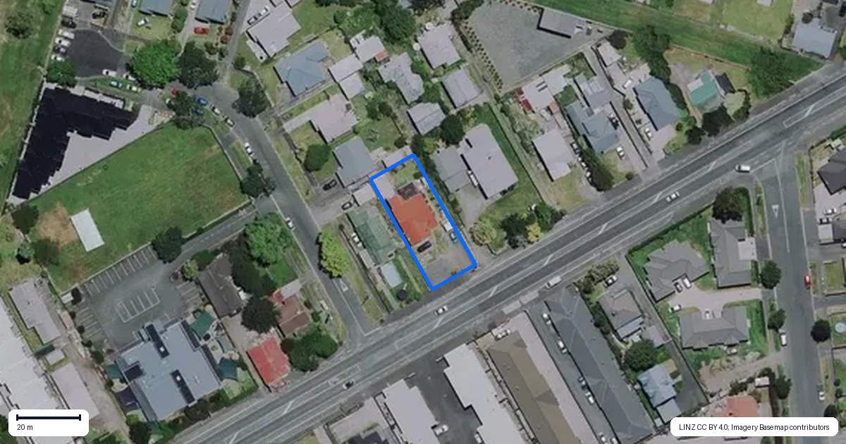 Property context map for 132 Massey Street, Frankton, Hamilton
