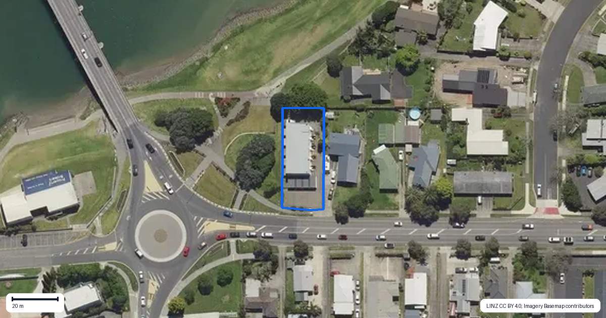 Property context map for 5/72 Landing Road, Whakatane