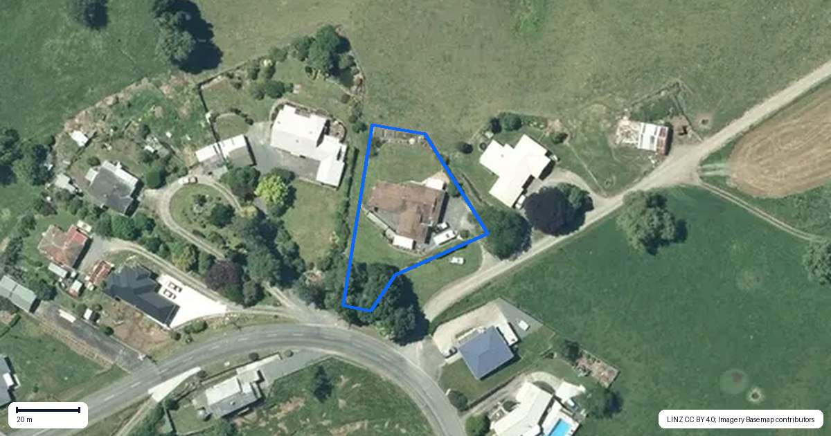 Property context map for 30A Kea Street, Piopio