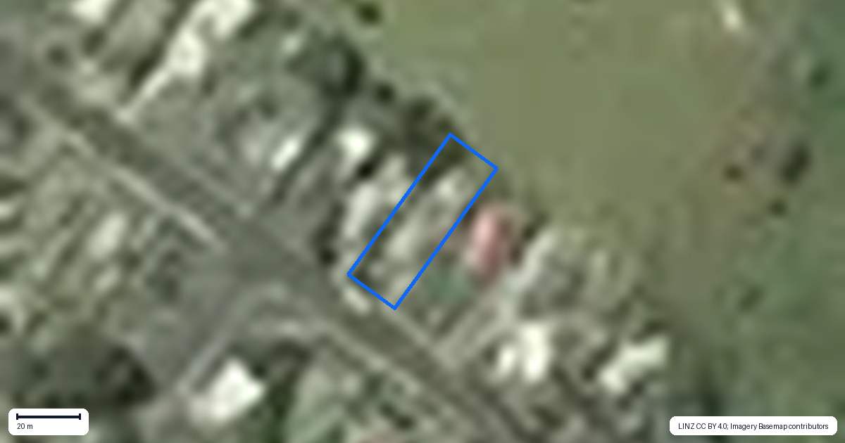 Property context map for 96 Russell Road, Huntly