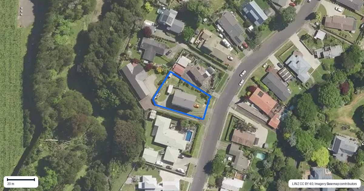 Property context map for 27 Tynan Street, Te Puke