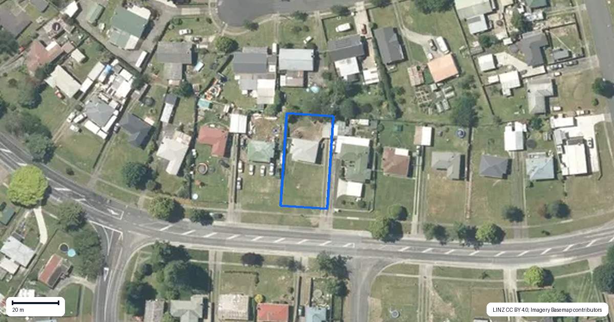 Property context map for 212 Balmoral Drive, Tokoroa