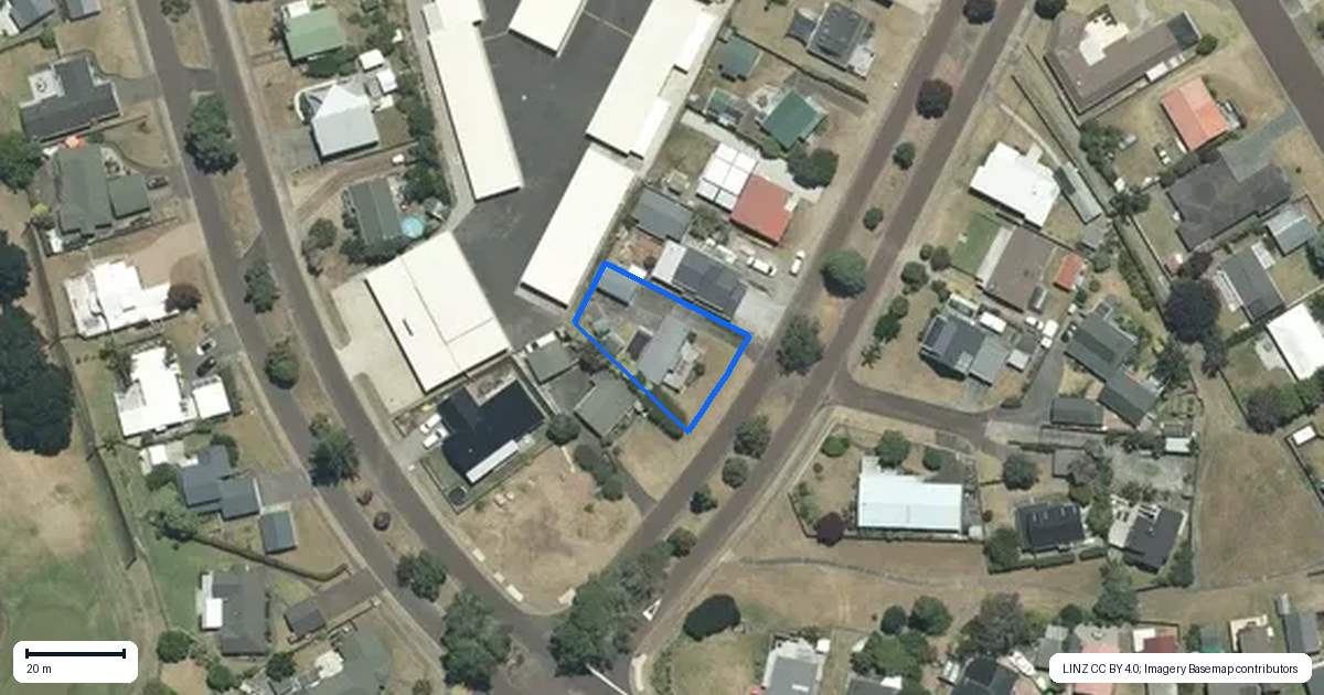 Property context map for 70 Jubilee Drive, Pauanui