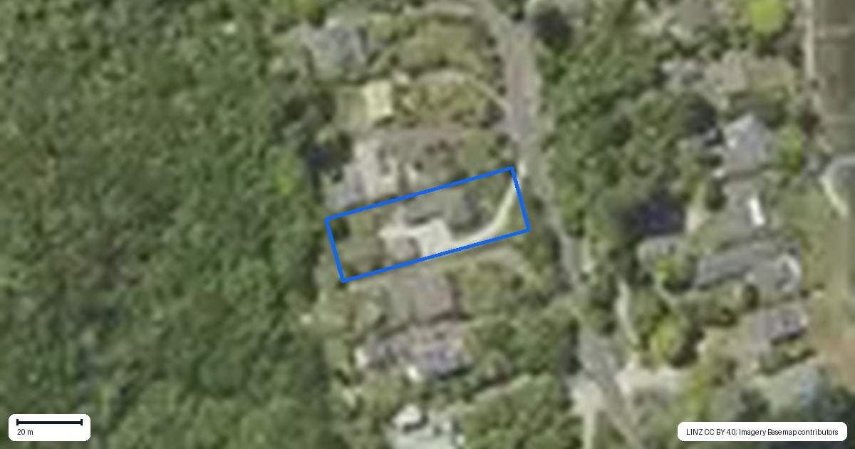 Property context map for 228 Spencer Road, Lake Tarawera, Rotorua