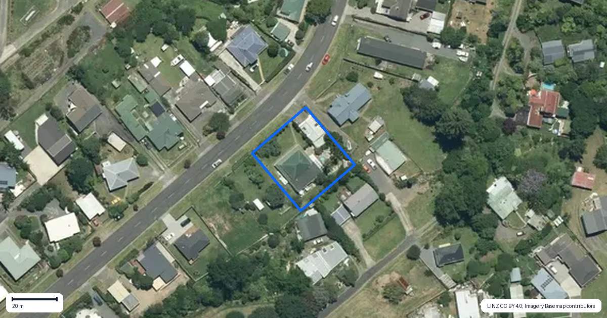 Property context map for 1200 Rings Road, Coromandel