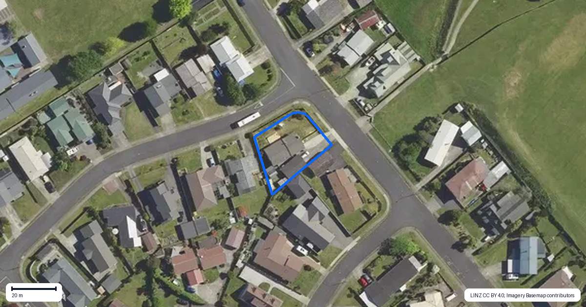 Property context map for 45 Hathor Street, Pomare, Rotorua