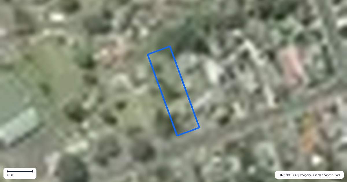Property context map for 20 Waerenga Road, Te Kauwhata
