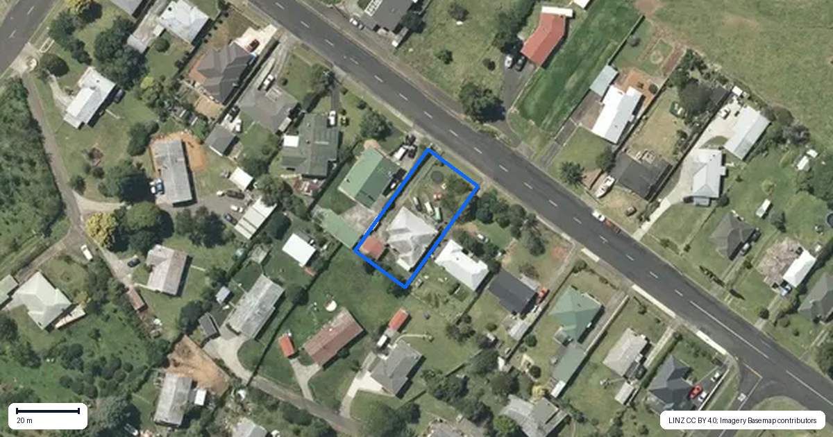 Property context map for 103 Russell Road, Huntly