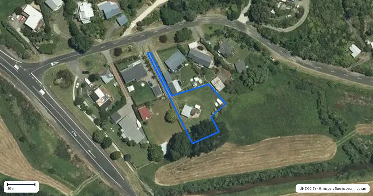 Property context map for 5A Ocean Beach Road, Tairua