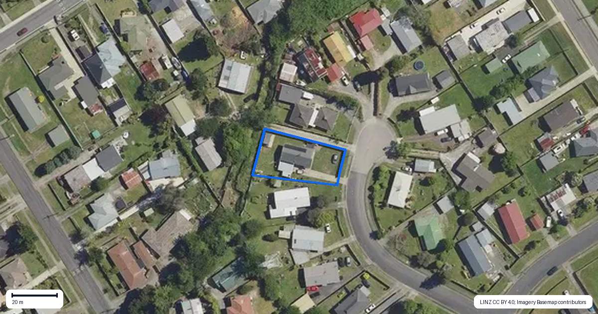 Property context map for 14 Cherrywood Place, Western Heights, Rotorua