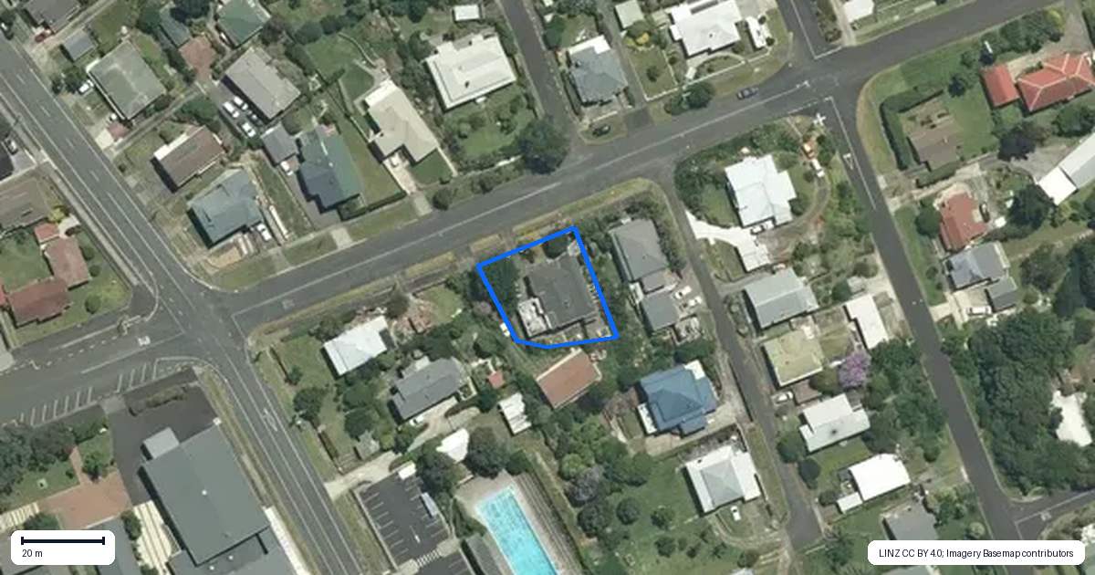Property context map for 502 Sealey Street, Thames