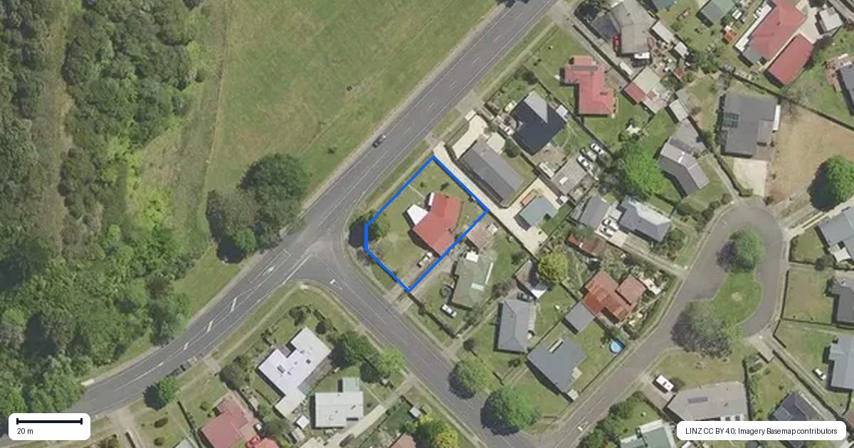 Property context map for 24 Fenton Mill Road, Kawerau