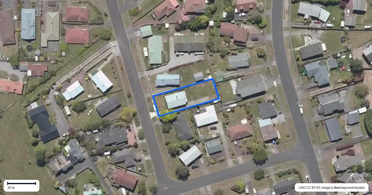 Property context map for 5 Arama Street, Nukuhau, Taupo