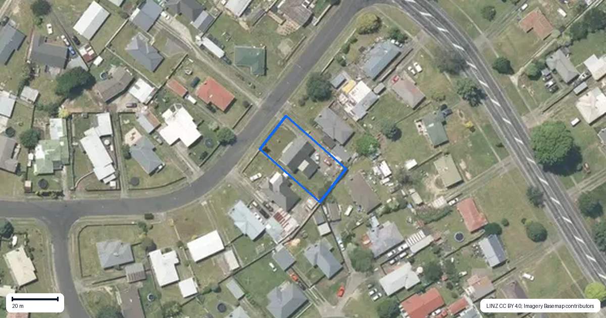 Property context map for 5 Kahu Street, Tokoroa