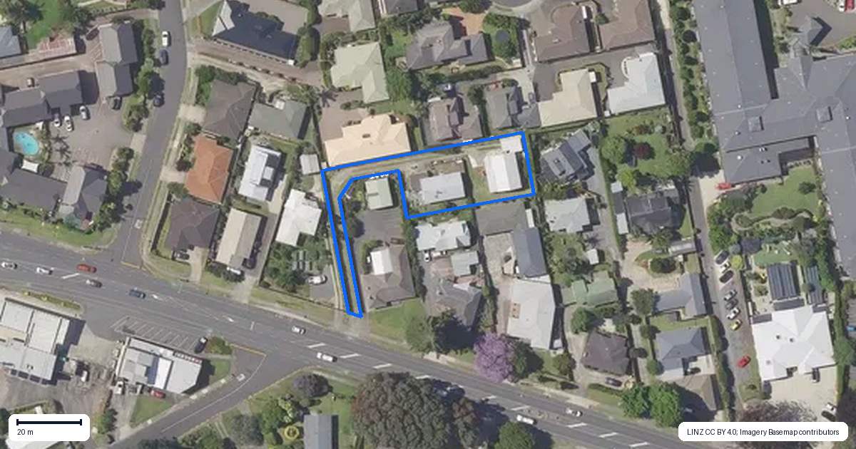 Property context map for 193B Waihi Road, Judea, Tauranga