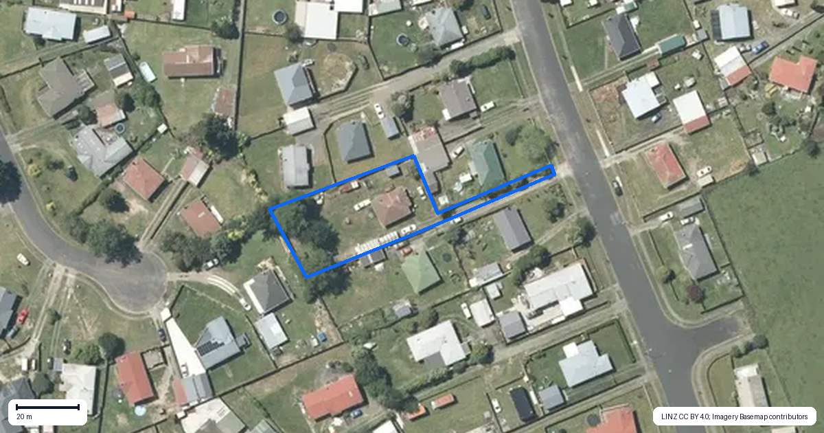 Property context map for 14 Cargill Street, Tokoroa