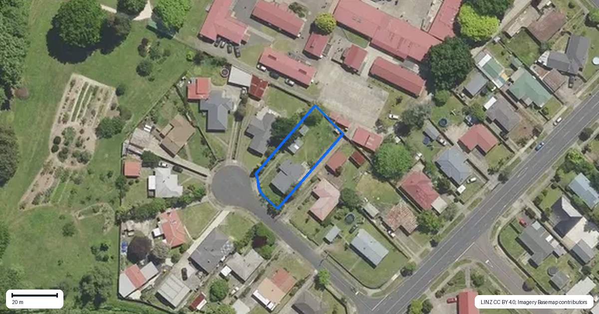 Property context map for 3 Fraser Street, Kawerau