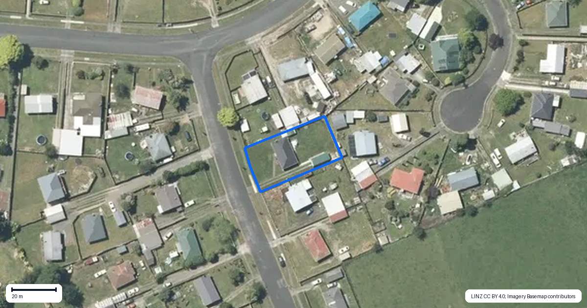 Property context map for 11 Cargill Street, Tokoroa