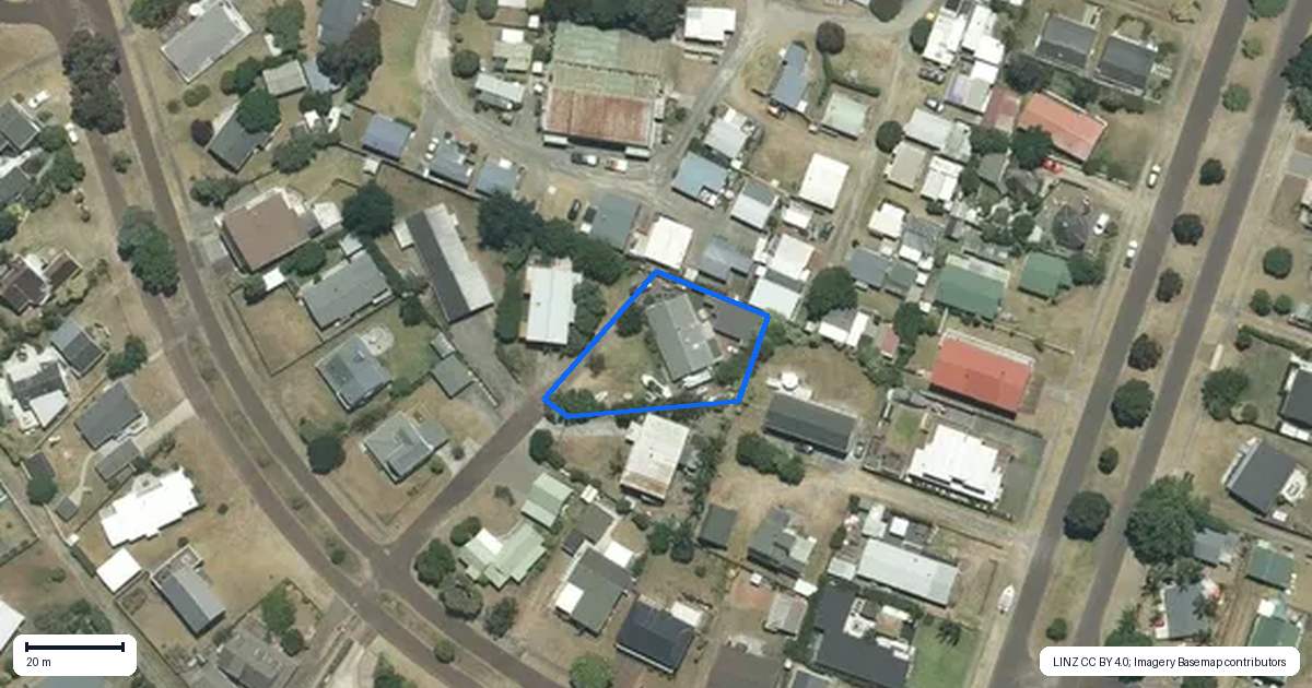Property context map for 14 El Dorado Leader, Pauanui