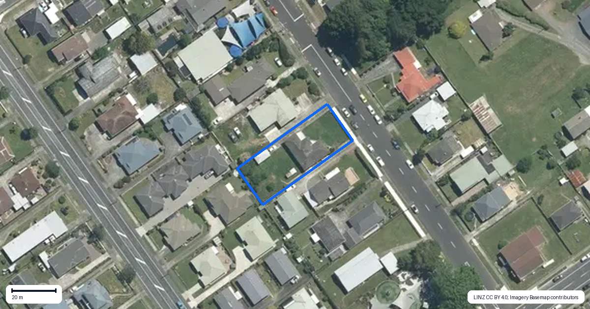Property context map for 57 Moorhouse Street, Morrinsville