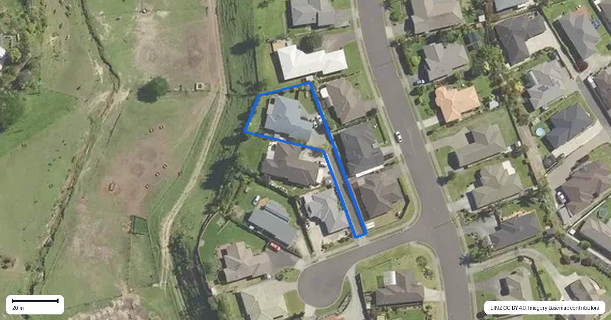 Property context map for 4 Kiri Place, Te Puke
