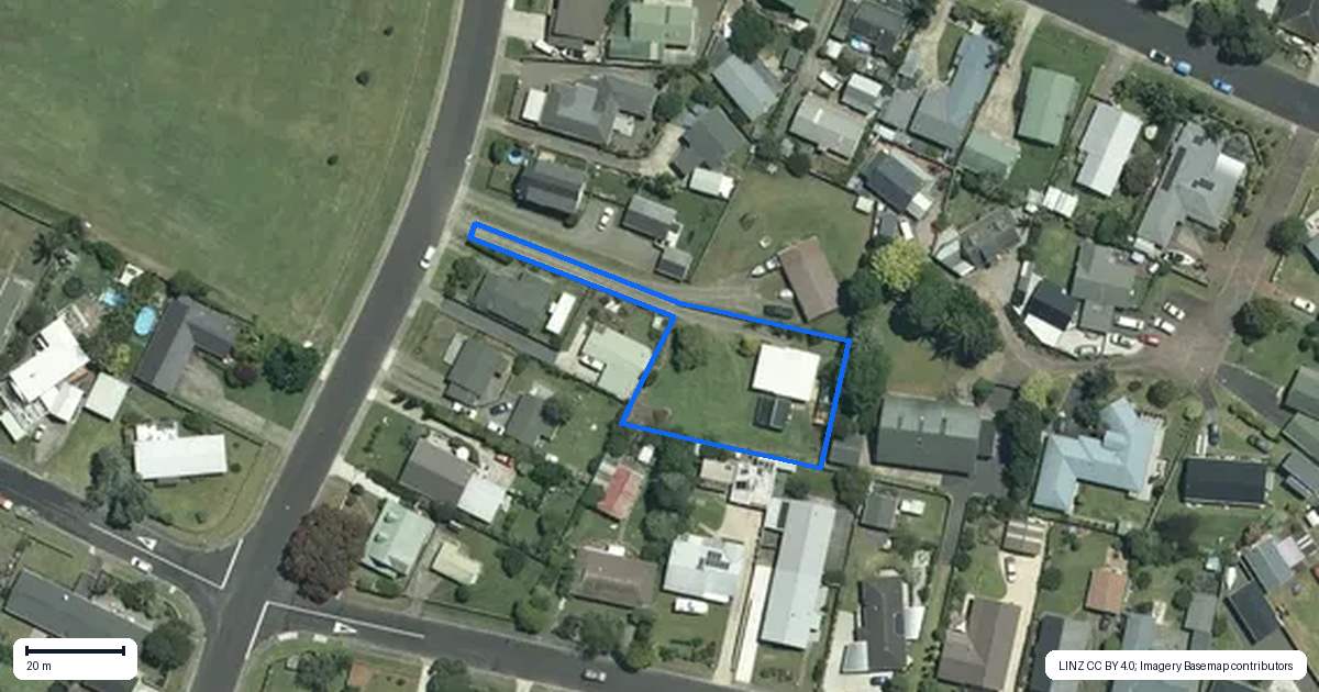 Property context map for 31 Arthur Street, Whitianga