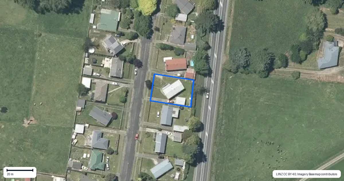 Property context map for 101 Richmond Avenue, Tokoroa