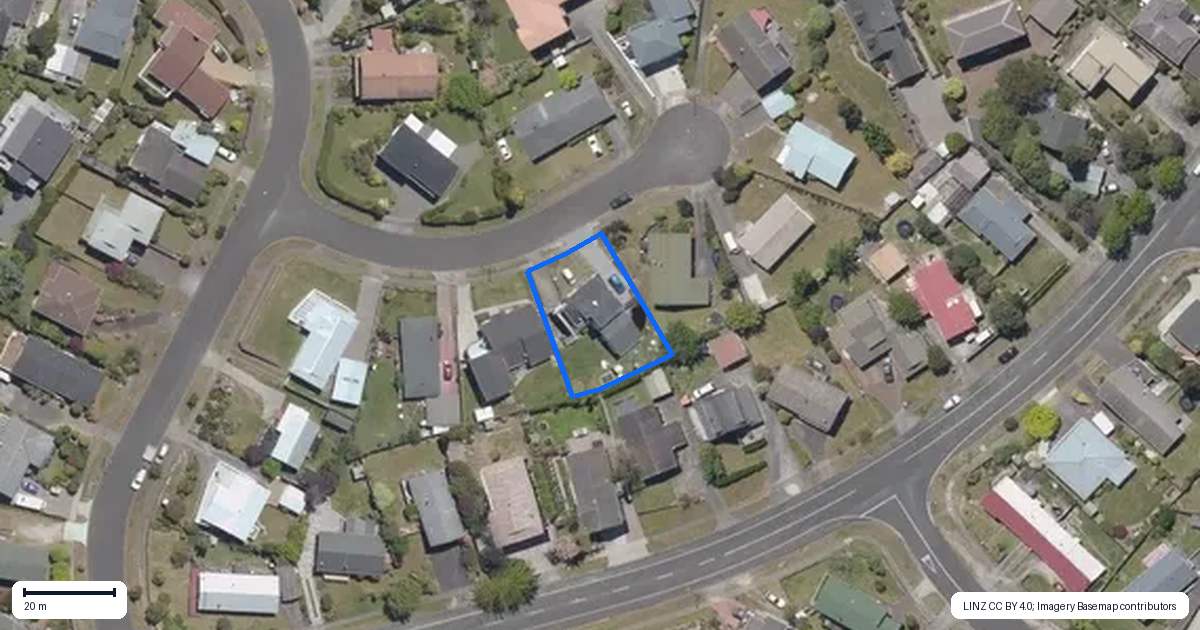Property context map for 4 Battersea Place, Richmond Heights, Taupo