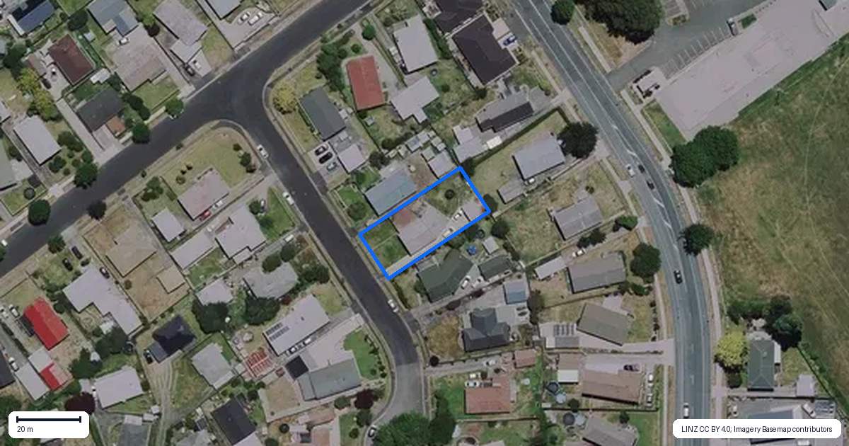 Property context map for 5 Prior Place, Nawton, Hamilton