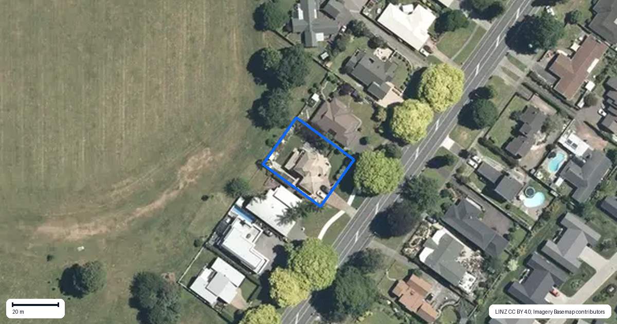Property context map for 89 Burwood Road, Matamata