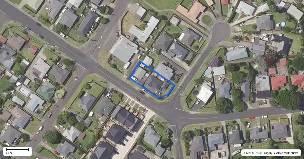 Property context map for 1 Galway Grove, Greerton, Tauranga