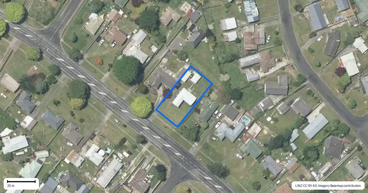 Property context map for 250 Balmoral Drive, Tokoroa