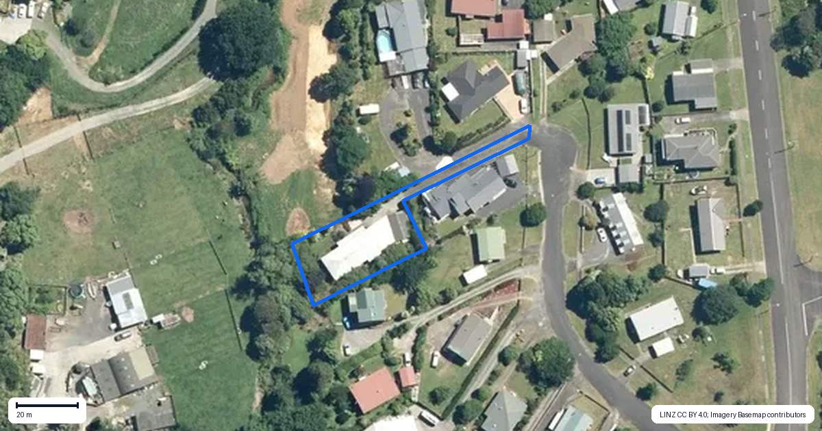 Property context map for 2 Islington Terrace, Waihi