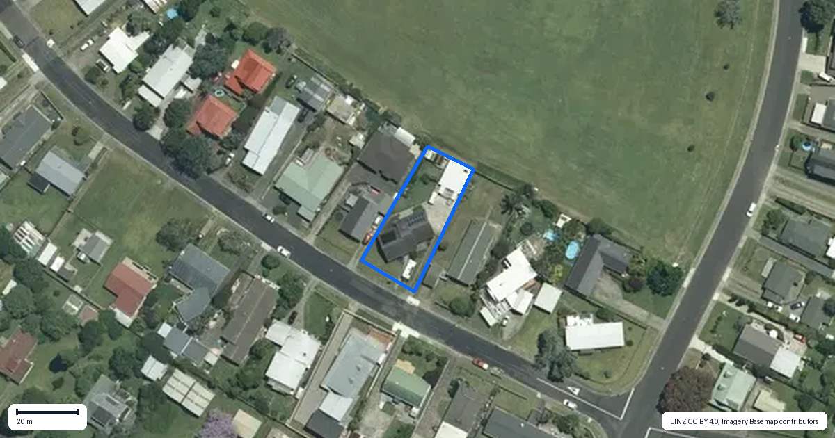 Property context map for 53 Catherine Crescent, Whitianga